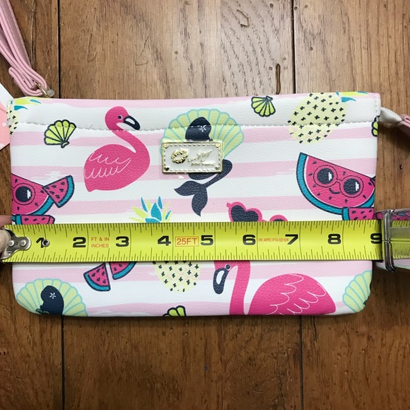 Betsey Johnson Pink &White Stripe FlamingoWris - Picture 8 of 8